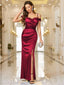 Aurevia | Off-Shoulder Satin Evening Dress
