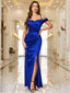 Aurevia | Off-Shoulder Satin Evening Dress