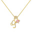 "Amelie" Cursive Letter Charm Necklace