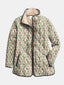 AVELINE | Quilted Jacket with Vintage Floral Print