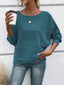 "Leni" Cropped Knit Tee