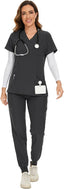 "Vitals+" 2-Piece Scrub Set – Functional, Flattering, and Made to Move