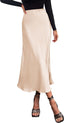 Florin | Satin Bias-Cut Midi Skirt