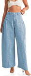 👖 Sloane | Pleated High-Waisted Wide-Leg Jeans