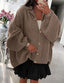 Mila Oversized Knit Button-Up Cardigan