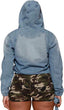 Koda | Denim Popover Hoodie