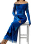 “Aura” Tie-Dye Mesh Maxi Dress