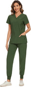 "Vitals+" 2-Piece Scrub Set – Functional, Flattering, and Made to Move