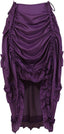 Ophelia | Gothic Ruched Ruffle Skirt