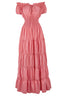 "Viola" Boho Tiered Maxi Dress