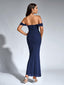 Veyora | Off The Shoulder Corset Maxi Dress