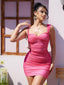 “Suri” Ruched Bodycon Mini Dress