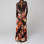 “Solana” Halter Floral Maxi Dress