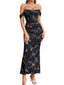 Veyora | Off The Shoulder Corset Maxi Dress