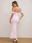 Veyora | Off The Shoulder Corset Maxi Dress