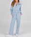 Ariana | Cozy Zip-Up Knit Sweater & High-Waist Pant Set