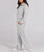 Ariana | Cozy Zip-Up Knit Sweater & High-Waist Pant Set