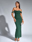 Veyora | Off The Shoulder Corset Maxi Dress