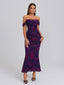Veyora | Off The Shoulder Corset Maxi Dress