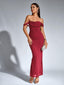 Veyora | Off The Shoulder Corset Maxi Dress