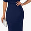 "Soraya" Off-Shoulder Evening Gown
