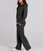 Ariana | Cozy Zip-Up Knit Sweater & High-Waist Pant Set