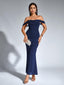 Veyora | Off The Shoulder Corset Maxi Dress