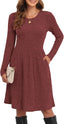 "Maeve" Knit Fit & Flare Dress