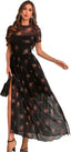 “Moonlit Garden” Mesh Maxi Dress