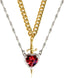 ❤️🔥 Love & War | Sword Through Heart Pendant Necklace