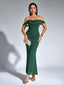 Veyora | Off The Shoulder Corset Maxi Dress