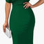 "Soraya" Off-Shoulder Evening Gown