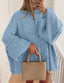 Mila Oversized Knit Button-Up Cardigan