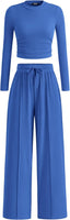 ElevateEase™ 2-Piece Ribbed Lounge Set
