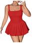 Kuvira | Square Neck Bubble Mini Dress