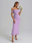 Veyora | Off The Shoulder Corset Maxi Dress