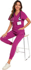 "Vitals+" 2-Piece Scrub Set – Functional, Flattering, and Made to Move
