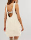 Clyora | Corduroy Overall Mini Dress with Pockets