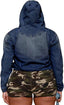Koda | Denim Popover Hoodie