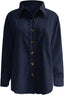 "Lottie" Oversized Corduroy Shirt