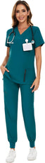 "Vitals+" 2-Piece Scrub Set – Functional, Flattering, and Made to Move