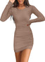 Mila | Sculpted Muse Ribbed Mini Dress