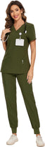 "Vitals+" 2-Piece Scrub Set – Functional, Flattering, and Made to Move