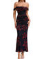 Veyora | Off The Shoulder Corset Maxi Dress