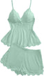 The "Celina" Ruffle Lace Sleep Set