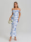 Veyora | Off The Shoulder Corset Maxi Dress
