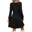 Zovira | Ribbed Knit Long Sleeve Sweater Dress