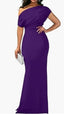 "Soraya" Off-Shoulder Evening Gown