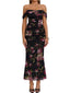 Veyora | Off The Shoulder Corset Maxi Dress