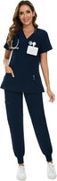 "Vitals+" 2-Piece Scrub Set – Functional, Flattering, and Made to Move